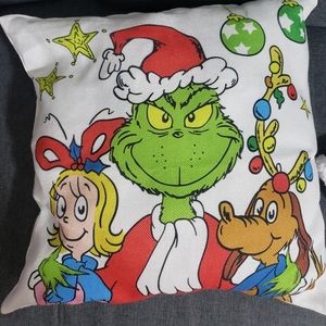 Grinch pillow